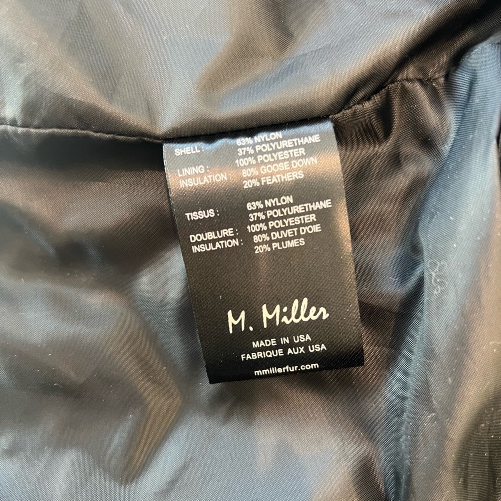 M. Miller Puffer Jacket navy ski size small - Picture 16 of 17